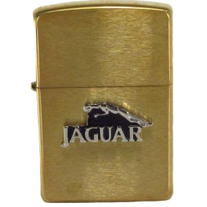 Zippo オイルライター (USA製) ジャガー ロゴ（シルバーベース