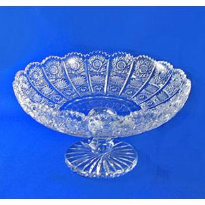 ボヘミアガラス　コンポート d0d68c9ec18c5c861bc13f51eeda7f