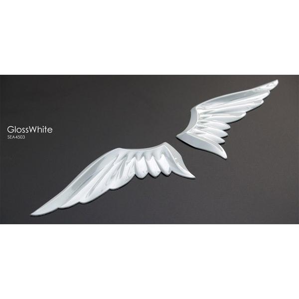 aviatrixxのユニークソリッドエンブレム ペールホワイト 貼り付け式