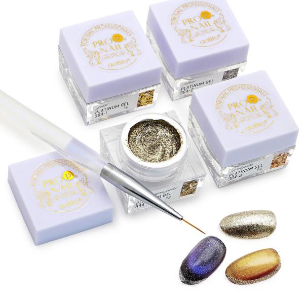 プロップ プラチナジェル 5g platinum gel 超濃縮 高フィット 微粒子 箔 プラチナ ...