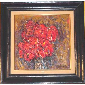 小林幸三「神戸港」油絵・油彩画 F6 (6号) 絵画 肉筆 手描き 真筆 日本