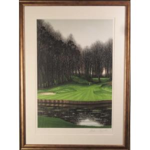 ジャック ・ デペルト 「 フォレストオークゴルフ場 」 リトグラフ