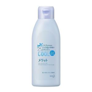 《花王》 メリット リンスのいらないシャンプー クールタイプ レギュラー 200ml 【医薬部外品】 返品キャンセル不可｜aozorablue