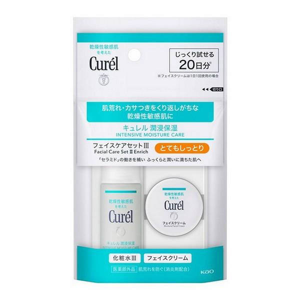 《花王》 Curel キュレル 潤浸保湿 ミニセット III とてもしっとり (化粧水・フェイスクリ...