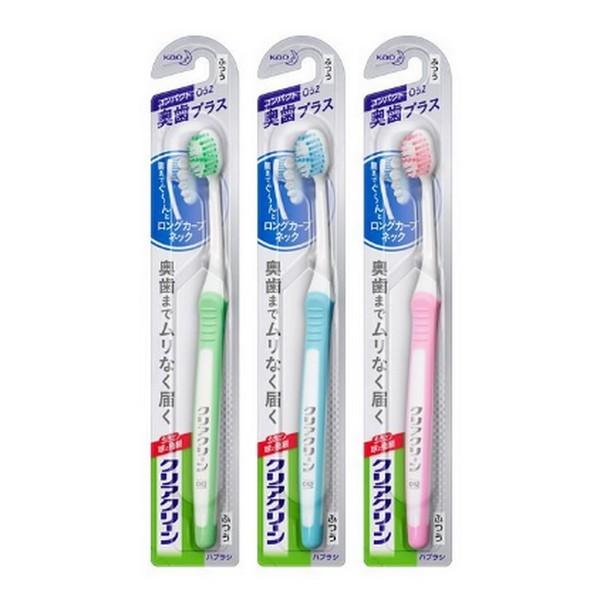 花王(株) クリアクリーン ハブラシ 奥歯プラス コンパクト ふつう 1本