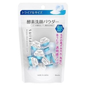 《カネボウ》 suisai(スイサイ) ビューティクリア パウダーウォッシュN トライアル 0.4g×15個 ★定形外郵便★追跡・保証なし★代引き不可★｜aozorablue