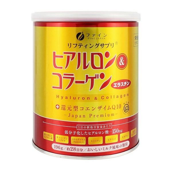 《ファイン》 ヒアルロン＆コラーゲン＋還元型コエンザイムQ10(缶) 28日分