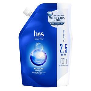 【医薬部外品】《P&G》 h&s エイチアンドエス モイスチャー シャンプー つめかえ 超特大サイズ 800mL｜aozorablue