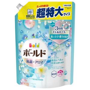 《P&G》 ボールドジェルボール 爽やかフレッシュフラワーサボンの香り つめかえ用 超特大サイズ 780g｜aozorablue