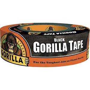 Gorilla 6035180 テープ ブラックダクトテープ 1.88 インチ x 35 ヤード ブラック 1 個入りパック 1 Pac 並行輸入｜aozoraichiba1968