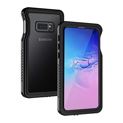 Lanhiem Galaxy S10e ケース IP68 防水 防塵 耐衝撃ケース 内蔵スクリーンプ...