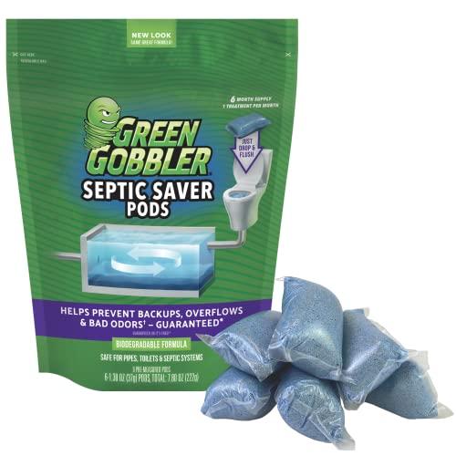 Green Gobbler SEPTIC SAVER Bacteria Enzyme Pacs - ...