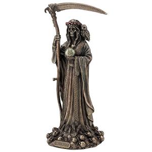 Resin Statues Santa Muerteアンティークブロンズ仕上げ死神Statue 4.5?X 11.5?X 4.5インチブ 並行輸入｜aozoraichiba1968