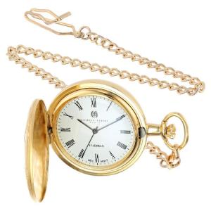 Charles-Hubert- Paris 3841-GR Gold-Plated Mechanical Pocket Watch wi 並行輸入｜aozoraichiba1968