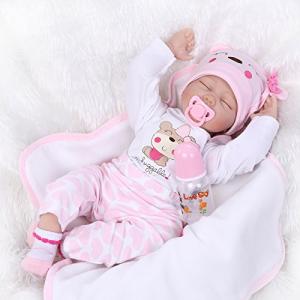 MaiDe 生まれ変わり赤ちゃん人形、22インチ、本物そっくりソフトシリコンビニール人形、新生児人形、洋服付き。 並行輸入｜aozoraichiba1968