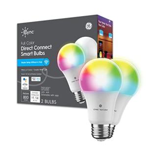 GE CYNC スマートLED電球 色が変わるライト BluetoothとWi-Fiライト AlexaとGoogle Homeに対応 A 並行輸入｜aozoraichiba1968