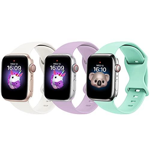 NewJourney ニュージャーニー 子供用 Apple Watchバンド 3本パック 防水 ソフ...