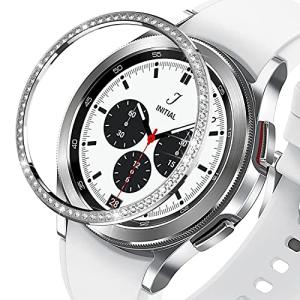 KRFITYA ベゼルリング Galaxy Watch 4 Classic 42mm 装飾ベゼル対応 キラキラクリスタルダイヤモンド 傷 並行輸入｜aozoraichiba1968
