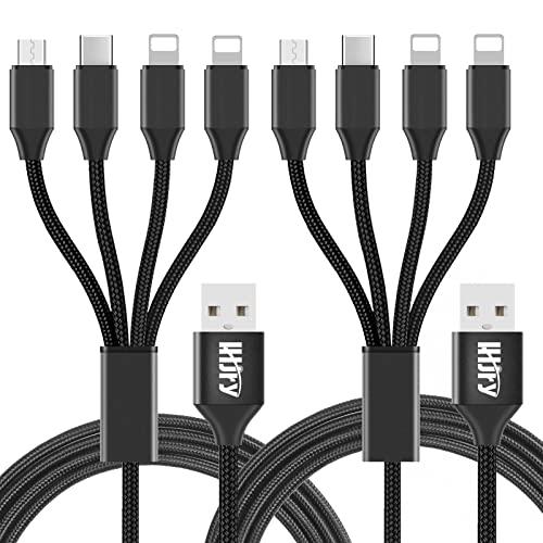 LHJRY 2Pack Multi Charging Cable Multiple Charger ...