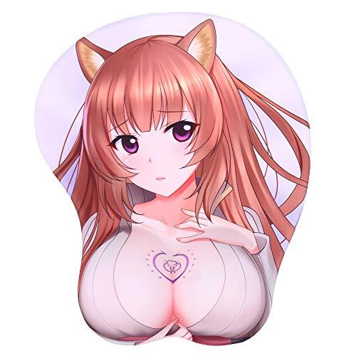 Raphtalia 3Dマウスパッド アニメマウスパッド リストレスト付き 2ウェイスキンラファリア...