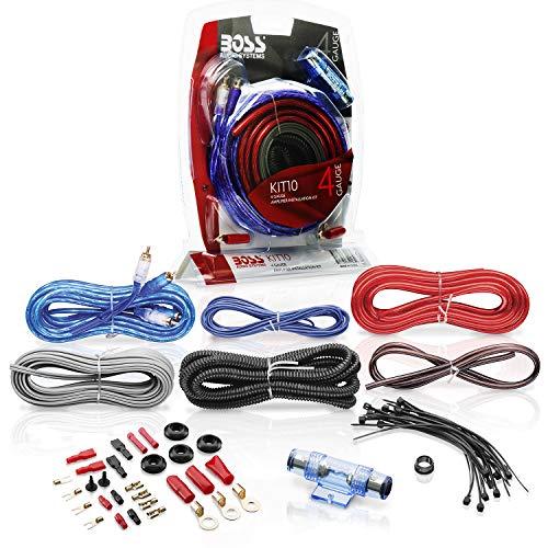 BOSS Audio Systems KIT10 4ゲージ アンプ取り付け用ワイヤーキット - 車載...