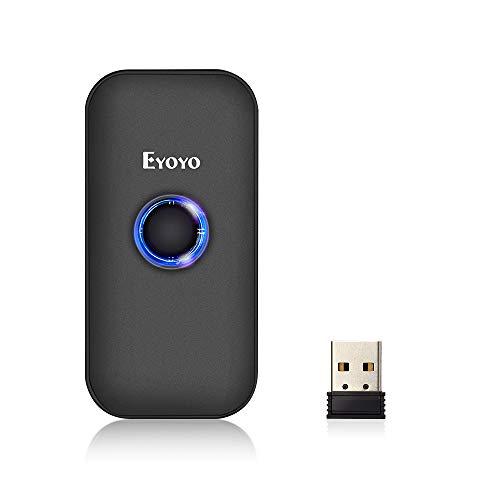 Eyoyo バーコードスキャナー 1D 3-in-1 Bluetooth＆&amp;USB 有線＆2.4無線...