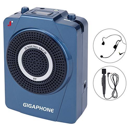 有線マイク 超小型 拡声器 GIGAPHONE アウトドアSV ポータブルボイスアンプ[40W]マイ...