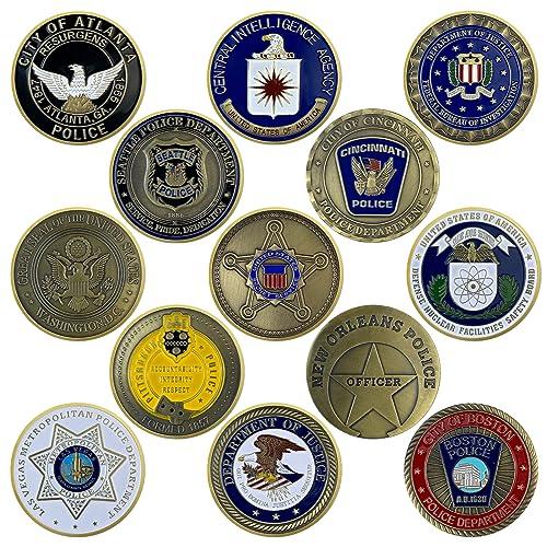 聖ミカエル チャレンジコイン 米国警察官 チャレンジコイン コイン13枚 並行輸入