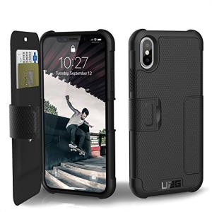 URBAN ARMOR GEAR UAG Folio iPhone Xs/X Metropolis FeatherLight Rugged Black