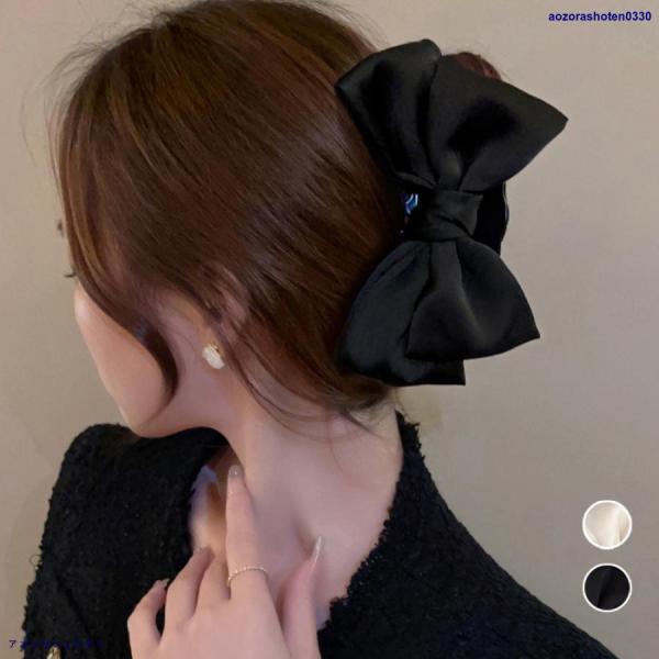 ビッグリボン ヘアクリップ レディース