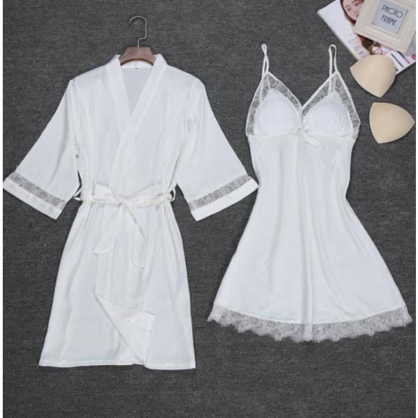 レディース キャミワンピース レース パジャマ ナイトガウン 部屋着 寝巻き シルクパジャマ 春夏秋...