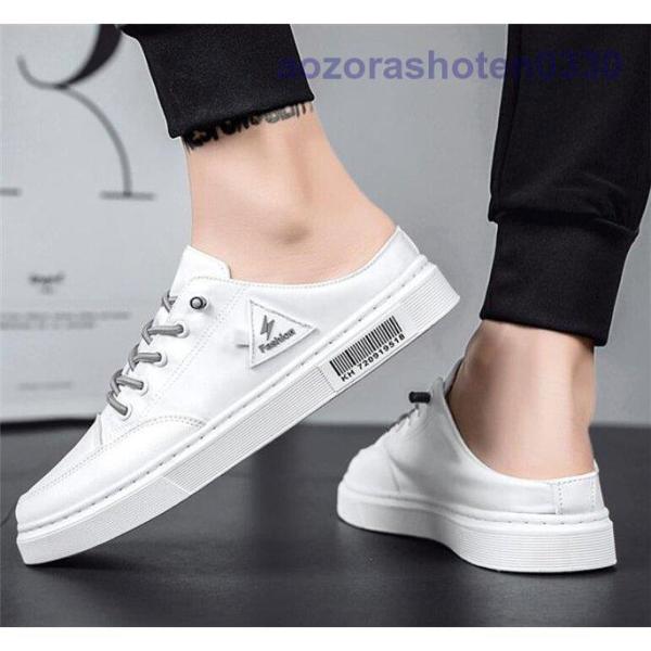 スニーカー メンズ かかとなし サンダル スリッパ 紳士 シューズ 夏 ドライビングシューズ カジュ...