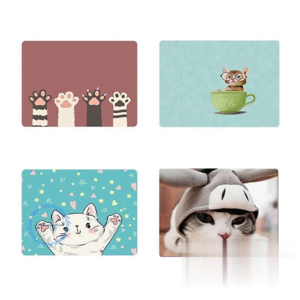 マウスパッド かわいい 耐久性 滑り止め付き 傷防止 汚れ防止 猫 ねこ 犬 いぬ どうぶつ 動物 ...