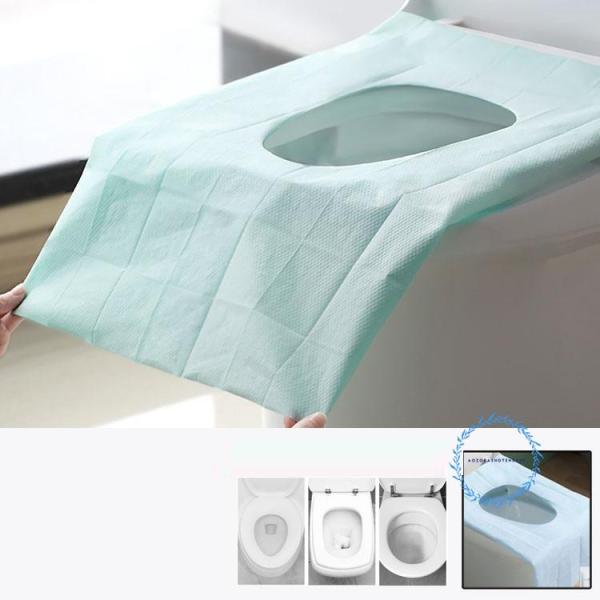 50枚 便座シート 使い捨て トイレシートカバー 抗菌 防災グッズ 便器 汚れ防止 清潔 介護  ト...