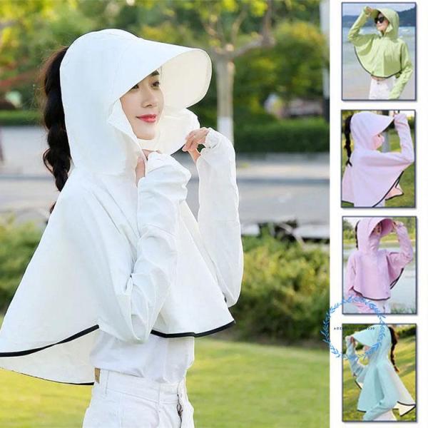 帽子 レディース サンバイザー　フェイスガード UVカット 日よけ帽子 つば広 360度 紫外線対策...