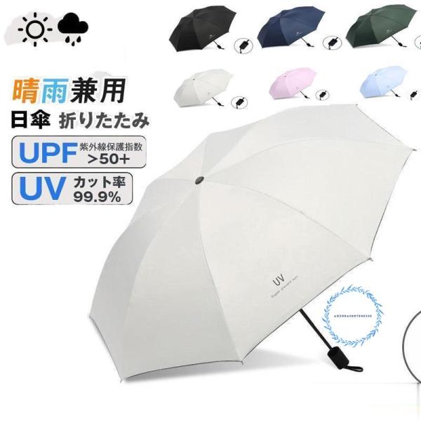 日傘 折りたたみ傘 逆さ傘 完全遮光 8本骨 晴雨兼用 uvカット 自動開閉 レディース メンズ 折...
