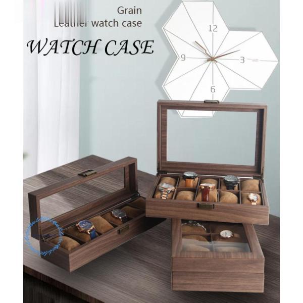 時計ケース 腕時計 PUレザー ケース 時計 収納 ボックス 保管 コレクション 観賞用 ディスプレ...