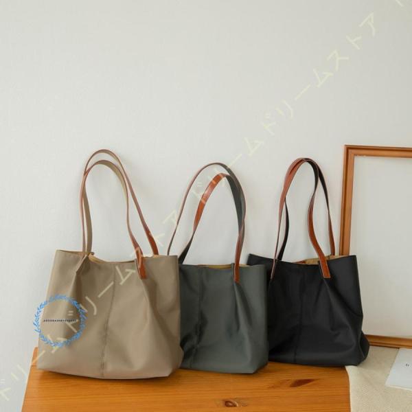 トートバッグ レディース ショルダーバッグ マグネットボタン 内袋付き 大容量 旅行バッグ 折りたた...