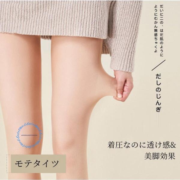 レギンス タイツ トレンカ着圧 レディース 裏起毛パンツ 透けない レギパン 靴下 透け感 引き締め...