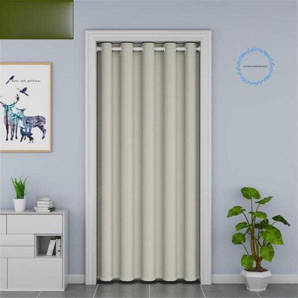 間仕切りカーテン 断熱防寒 アコーディオンカーテン ドアカーテン ハトメ仕様 のれん おしゃれ 遮光...