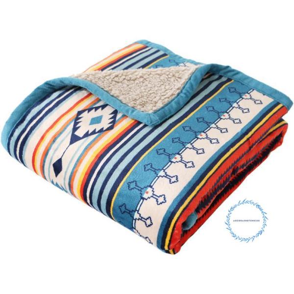 毛布 シングル フランネル ボア ブランケット 大判 マイクロファイバー ランネル 掛け毛布 軽量 ...