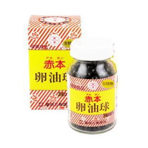 赤本卵油球　360球　1箱   赤本　卵油球 卵油　築田三樹園社  【北海道・沖縄県を除いて送料無料...