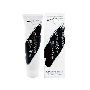 なすの黒やき塩ハミガキ 100g　２箱セット  なすの黒焼き塩ハミガキ　しおハミガキ【T10】【HS...