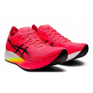 アシックス(asics) ランニングシューズ MAGIC SPEED マジックスピード メンズ (21aw) Performance Red/Black ワイドラスト サブ3 【sale】｜aozoraya-sp