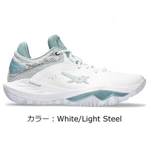 アシックス(asics) NOVA SURGE LOW バスケットボールシューズ(23aw) White/Light Steel 1061A043-101｜aozoraya-sp