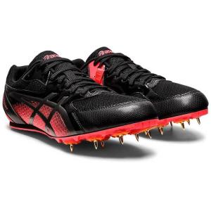 アシックス(asics) 陸上 スパイク EFFORT 13 メンズ (22ss) BLACK/GUNMETAL ラスト標準 1093A167-001｜aozoraya-sp