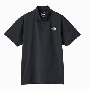 ザ・ノース・フェイス (THE NORTH FACE) アウトドア 半袖ポロシャツ ショートスリーブテックポロ メンズ (26ss) ブラック M-XL NT22598-K