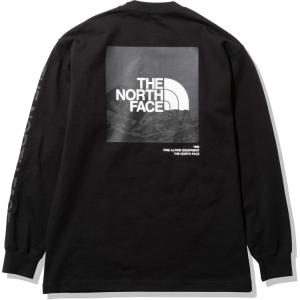 ザ・ノースフェイス (THE NORTH FACE) 長袖Tシャツ ロングスリーブスリーブグラフィックティー メンズ (23aw) ブラック NT32344-K【sale】【OUTsale】｜aozoraya-sp