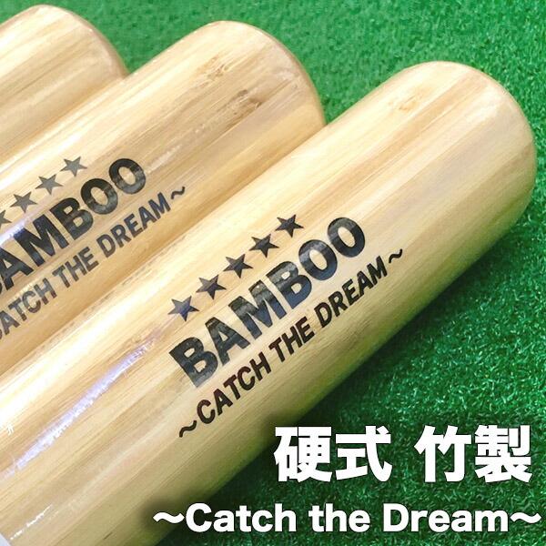 【あす楽対応】硬式野球用バット Catch the Dreamトレーニング用 実打可能  合竹 バン...