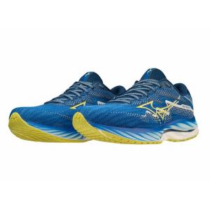 ミズノ(mizuno) 陸上 レーシングシューズ ウエーブライダー27 ユニセックス (23aw) フェルメールブルー 2E相当  J1GC236201｜aozoraya-sp